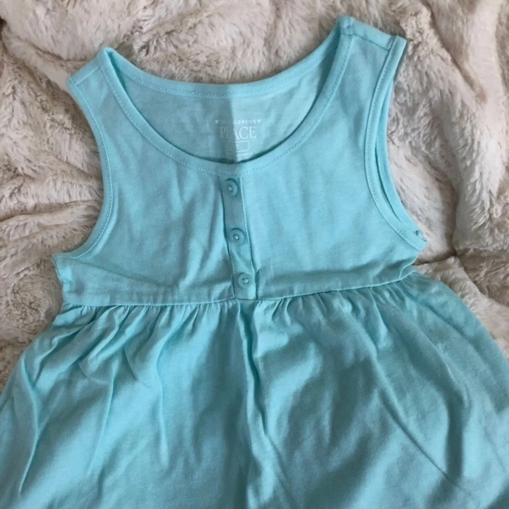 🌻 The Children’s Place Girl’s Blue & Pink 2pc sleeveless shirts Set